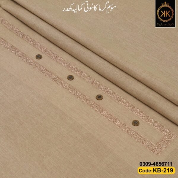 EMBROIDERED KHADDAR KB-219