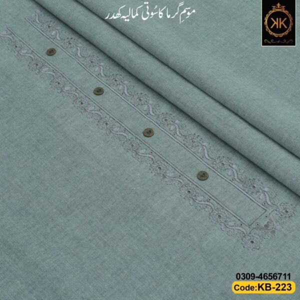 EMBROIDERED KHADDAR KB-223